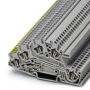 3031830 Заземляющие клеммы для выполнения проводки в зданиях - STI 2,5-PE/L/L Phoenix Contact