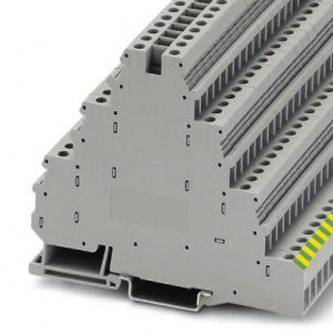3026764 Заземляющие клеммы для выполнения проводки в зданиях - DLK 4-PE KAN Phoenix Contact