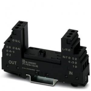 2856265 Базовый элемент для защиты от перенапряжений - PT PE/S+1X2-BE Phoenix Contact 2856265 Базовый элемент для защиты от перенапряжений - PT PE/S+1X2-BE Phoenix Contact